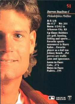Darren Daulton  baseball card collectible - Main Image 2