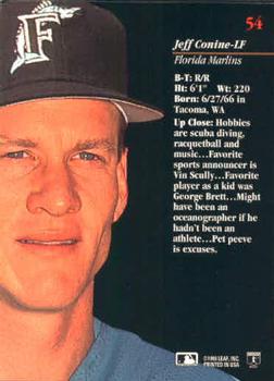 Jeff Conine  baseball card collectible - Main Image 2