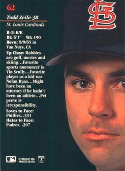 Todd Zeile  baseball card collectible - Main Image 2
