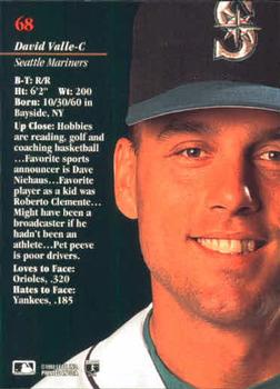 David Valle  baseball card collectible - Main Image 2