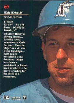 Walt Weiss  baseball card collectible - Main Image 2