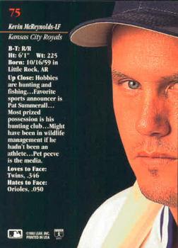 Kevin McReynolds  baseball card collectible - Main Image 2