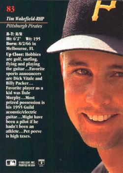 Tim Wakefield  baseball card collectible - Main Image 2