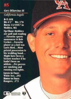 Gary DiSarcina  baseball card collectible - Main Image 2