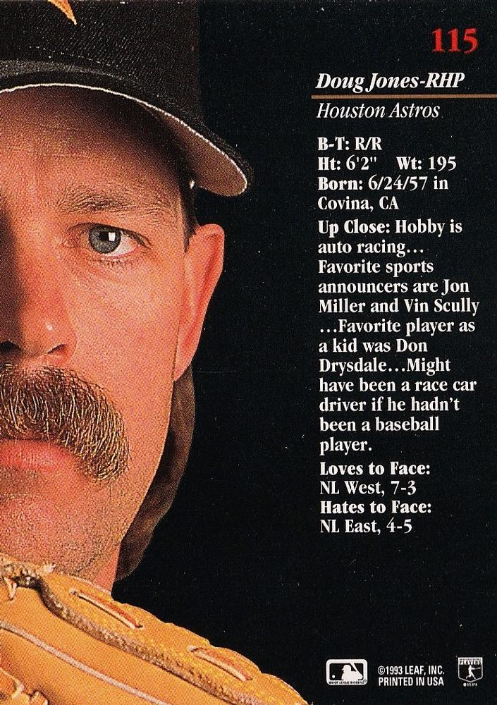 Doug Jones  baseball card collectible - Main Image 2