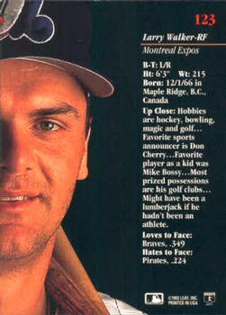 Larry Walker  baseball card collectible - Main Image 2