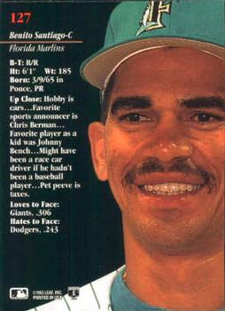 Benito Santiago  baseball card collectible - Main Image 2