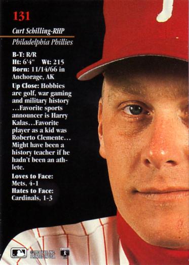 Curt Schilling  baseball card collectible - Main Image 2