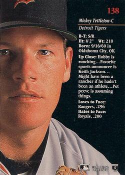 Mickey Tettleton  baseball card collectible - Main Image 2