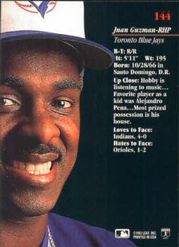 Juan Guzman  baseball card collectible - Main Image 2