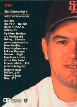 Kirt Manwaring  baseball card collectible - Main Image 2