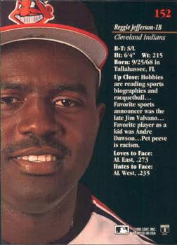 Reggie Jefferson  baseball card collectible - Main Image 2