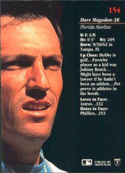 Dave Magadan  baseball card collectible - Main Image 2