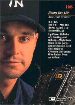 Jimmy Key  baseball card collectible - Main Image 2