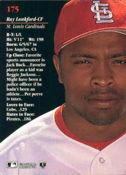 Ray Lankford  baseball card collectible - Main Image 2