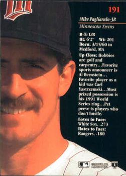 Mike Pagliarulo  baseball card collectible - Main Image 2