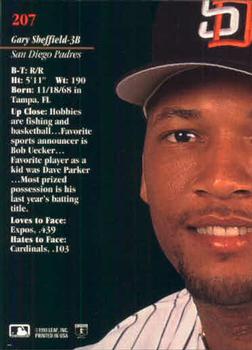 Gary Sheffield  baseball card collectible - Main Image 2