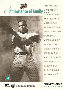 Frank Thomas  baseball card collectible - Main Image 2