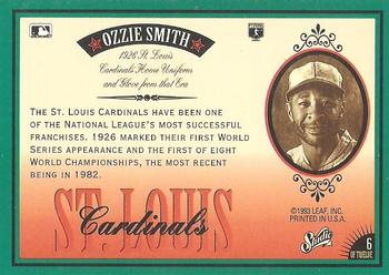 Ozzie Smith  baseball card collectible - Main Image 2