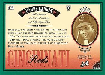 Barry Larkin  baseball card collectible - Main Image 2