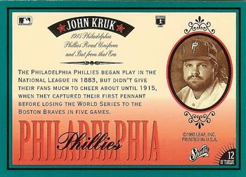 John Kruk  baseball card collectible - Main Image 2