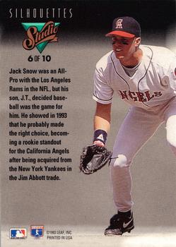J.T. Snow  baseball card collectible - Main Image 2
