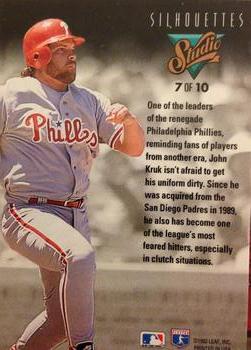 John Kruk  baseball card collectible - Main Image 2
