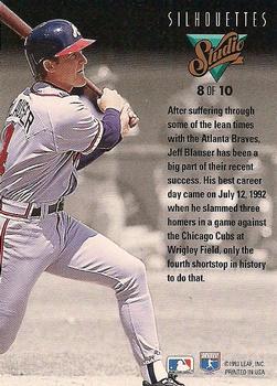 Jeff Blauser  baseball card collectible - Main Image 2