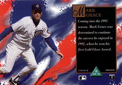 Mark Grace  baseball card collectible - Main Image 2
