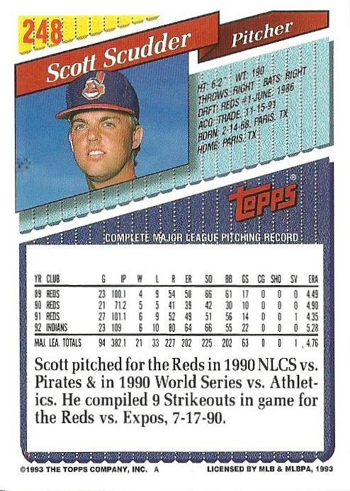 Scott Scudder  baseball card collectible - Main Image 2