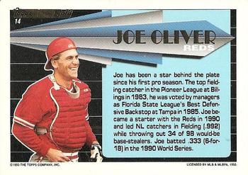 Joe Oliver  baseball card collectible - Main Image 2