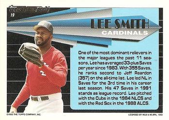 Lee Smith  baseball card collectible - Main Image 2