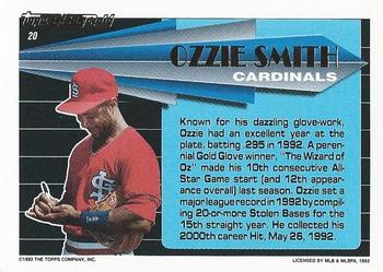 Ozzie Smith  baseball card collectible - Main Image 2