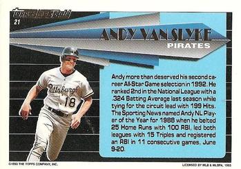 Andy Van Slyke  baseball card collectible - Main Image 2