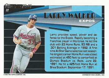 Larry Walker  baseball card collectible - Main Image 2