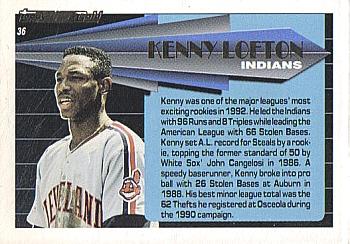 Kenny Lofton  baseball card collectible - Main Image 2