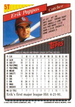 Erik Pappas  baseball card collectible - Main Image 2