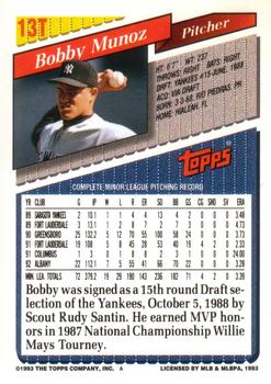 Bobby Munoz  baseball card collectible - Main Image 2