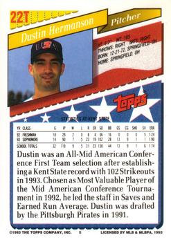 Dustin Hermanson  baseball card collectible - Main Image 2