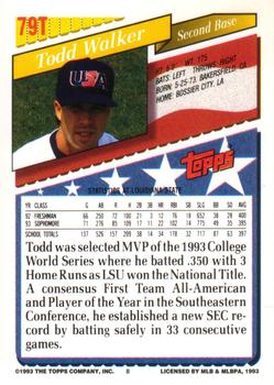 Todd Walker  baseball card collectible - Main Image 2