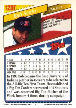 Bob Scafa  baseball card collectible - Main Image 2