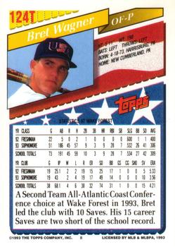 Bret Wagner  baseball card collectible - Main Image 2