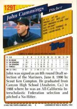 John Cummings  baseball card collectible - Main Image 2