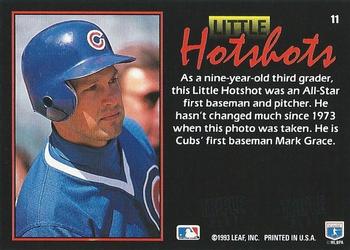 Mark Grace  baseball card collectible - Main Image 2