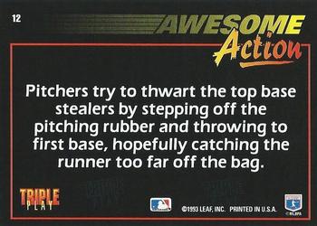 David Segui / Luis Polonia  baseball card collectible - Main Image 2