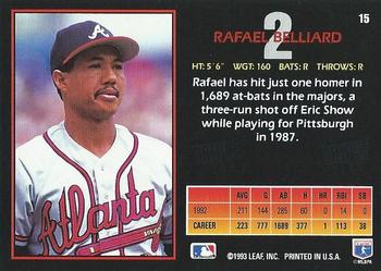Rafael Belliard  baseball card collectible - Main Image 2