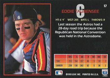 Eddie Taubensee  baseball card collectible - Main Image 2