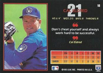 Cal Eldred  baseball card collectible - Main Image 2