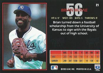 Brian McRae  baseball card collectible - Main Image 2