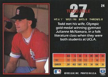 Todd Zeile  baseball card collectible - Main Image 2